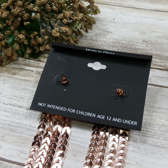 NWT Copper Post Dangle Earrings - Picture 5 of 5